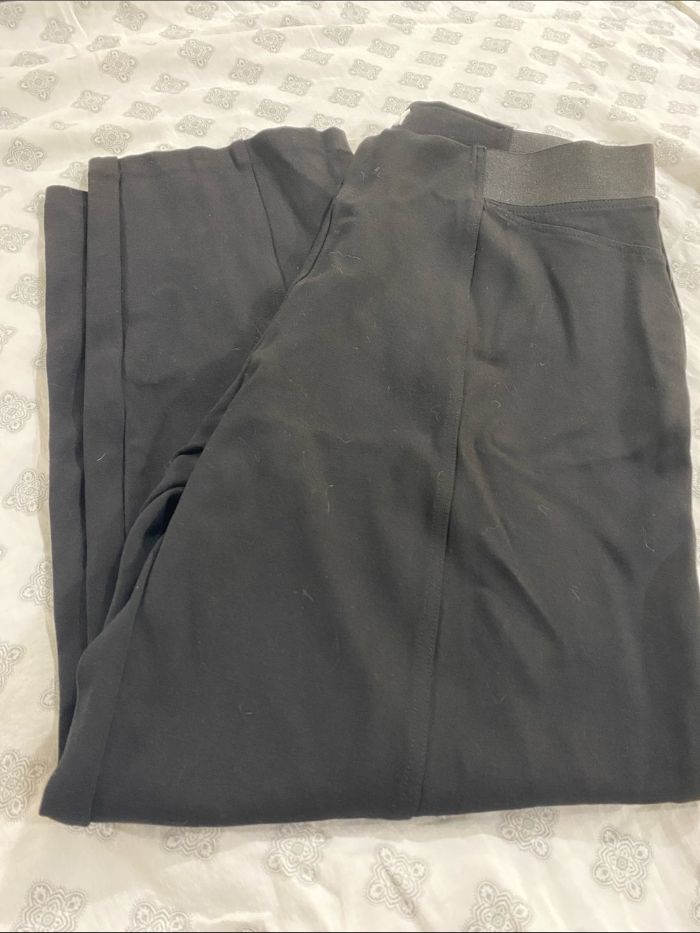 Soft Surroundings Women's Straight Leg Pants in Black